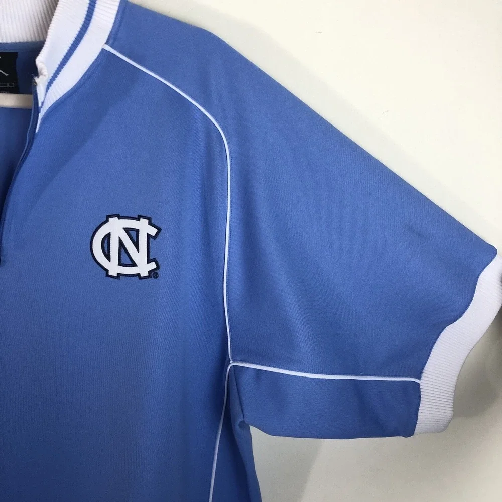 Vintage Jordan North Carolina Jumpman Basketball Baby Blue Pullover Mens Size L
